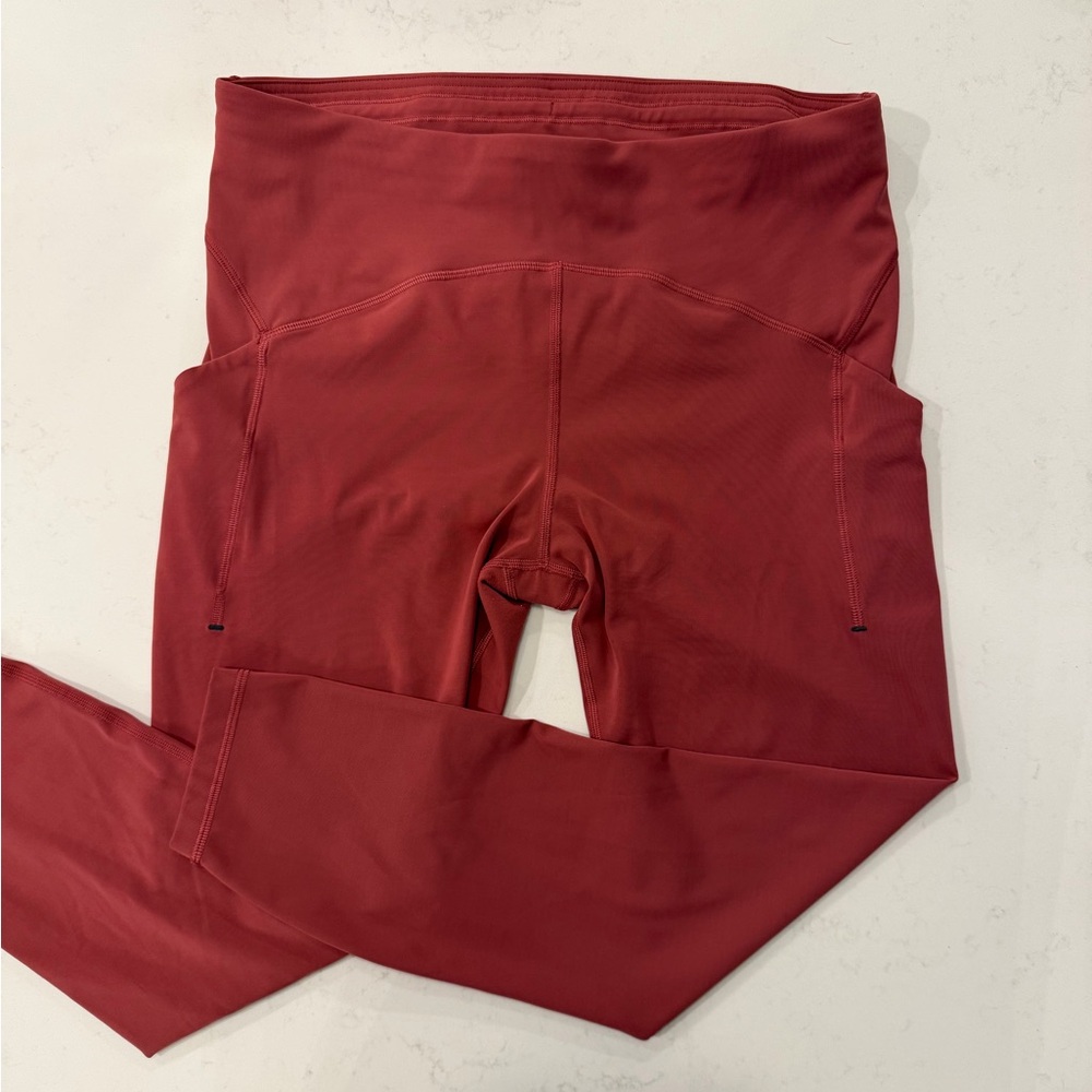 Lululemon Athletica Red Leggings